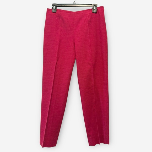 NWT Piazza Sempione Audrey Red Pants Sz 44/US Sz 14 - Picture 1 of 8